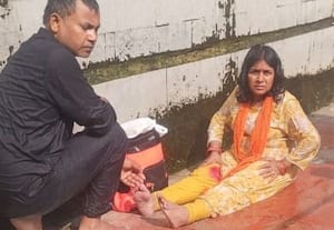  ராமேஸ்வரம் கோயிலில் பெண் பக்தர் கால் முறிவு