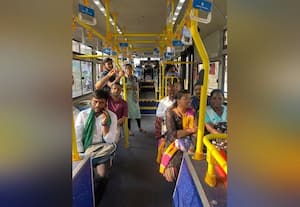  ரயில்வேயின் இலவச பஸ் சேவை துவக்கம் 6 நாட்களாக தவித்த பயணியருக்கு ஆறுதல்