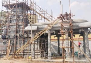  வீர ஆஞ்சநேயர் கோவிலுக்கு நாளை மறுநாள் கும்பாபிஷேகம்