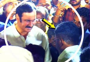  துக்க நிகழ்வில் கைகுலுக்கிய திருமாவளவன் - அன்புமணி