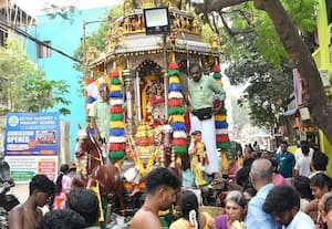  திருக்கல்யாணத்தை காண ஒற்றியூர் வந்த தண்டாயுதபாணி