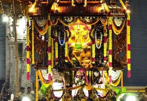  திருத்தணி கோவிலில் தேர் திருவிழா வடம்பிடித்து இழுத்து பக்தர்கள் பரவசம்