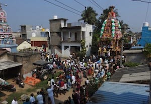  திருமால்பூர் மணிகண்டீஸ்வரர் கோவிலில் தேரோட்டம் விமரிசை 