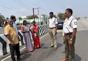  மேம்பாலத்தில் தொடரும் விபத்துக்கள்