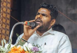 தீப்பந்தத்துக்குள் புகுந்து வருவதைப் போன்றது அரசியல்: விஜய்- சங்கீதா விவகாரம் பற்றிய கேள்விக்கு அண்ணாமலை பதில்