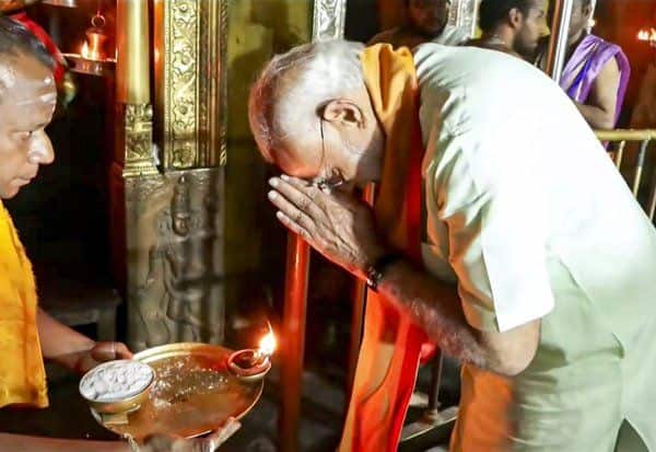 திருப்பரங்குன்றம் கோயிலுக்கு வந்த பிரதமர் மோடி!