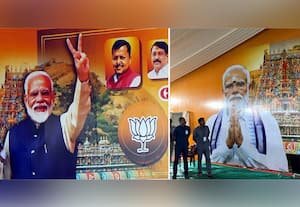  இரட்டை இலைக்கு ஓட்டு கேட்பது போல் இருந்த பிரதமர் படம் மாற்றம்