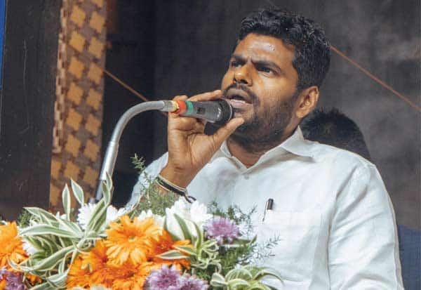 ஒரு குடும்ப ஆட்சியை துாக்கி எறிய வேண்டும்; அண்ணாமலை பேச்சு