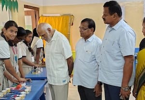  'யுவா' பள்ளி மாணவர்களின் அறிவியல் கண்காட்சி ஜோர்