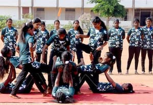  மகளிர் கல்லுாரி  விளையாட்டு விழா