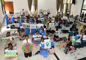  மாணவர்களுக்கு ஓவிய போட்டி 100க்கும் மேற்பட்டோர் பங்கேற்பு