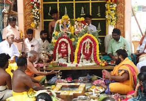  காமாட்சியம்மன் திருவிழாவில் அம்மனுக்கு திருக்கல்யாணம்