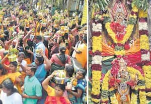 மாசி திருவிழாவில் பால்குட ஊர்வலம்