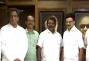 திமுக - காங்கிரஸ் இடையே தொகுதி பங்கீடு கையெழுத்து