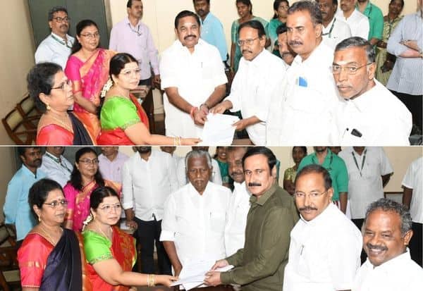 ராஜ்யசபா தேர்தல்: திமுக, அதிமுக கூட்டணி வேட்பாளர்கள் மனு தாக்கல்