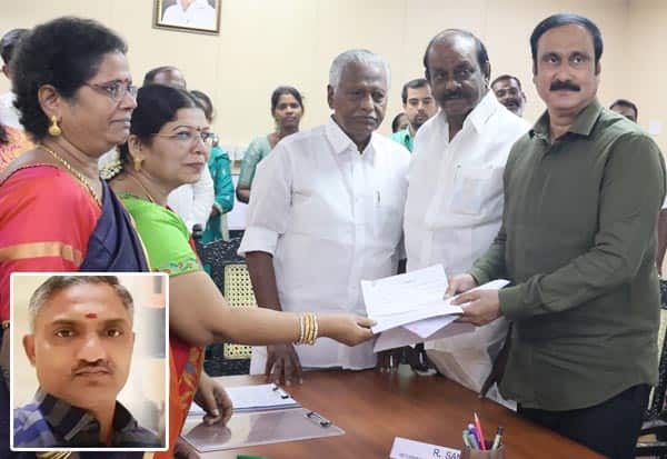  மகனுக்கு போட்டி: ராஜ்ய சபா தேர்தலில் உதவியாளரை வேட்பு மனு தாக்கல் செய்ய வைத்தார் ராமதாஸ்