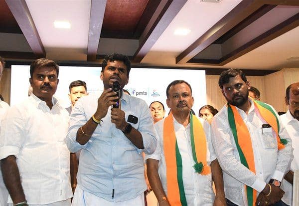  டெல்டா விவசாயிகள் நலனை அடமானம் வைத்து காங்கிரஸ் உடன் கூட்டணி; திமுக மீது அண்ணாமலை குற்றச்சாட்டு