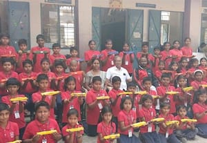  கராத்தே திறனாய்வு போட்டி மெரிட் மெட்ரிக் பள்ளி அசத்தல்