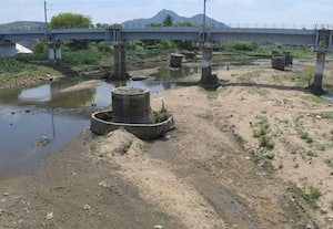  வைகை ஆற்றில் நீர்வரத்து குறைவு