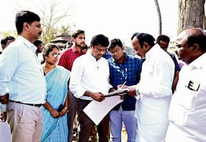  தொட்டிப்பாலத்தில்  அமைச்சர் ஆய்வு
