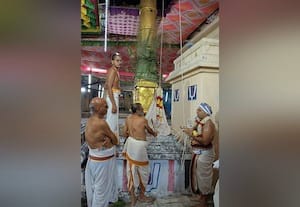  யதோக்தகாரி பெருமாள் கோவிலில் பிரம்மோத்சவ விழா துவக்கம்