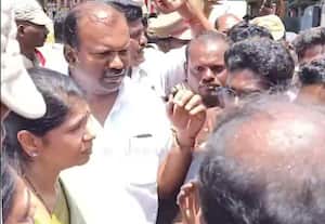 பள்ளி மாணவி படுகொலை; கனிமொழியை கேள்விகளால் துளைத்த ஊர் மக்கள்