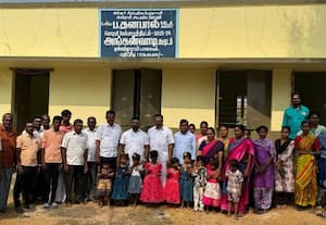  ஓராண்டாக முடங்கி கிடந்த அங்கன்வாடி மையம் திறப்பு