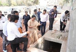  வளர்ச்சிப் பணிகள்: முதல்வர் ரேகா ஆய்வு