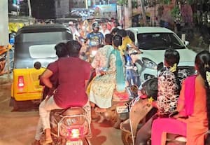  போலீசார் இல்லாததால் திணறும் பக்தர்கள்