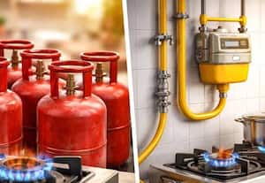  குழாய் வழி எரிவாயு இணைப்பு இருந்தால் எல்.பி.ஜி., கிடையாது