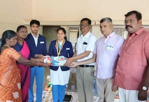  அங்கன்வாடி மையத்துக்கு கற்றல் பொருட்கள் வழங்கல்