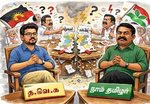 தொகுதி பங்கீடு முடியாததால் திராவிட கட்சிகளிடையே...  குழப்பம்:   அமைதி காத்து வரும் த.வெ.க., நாம் தமிழர் கட்சிகள்