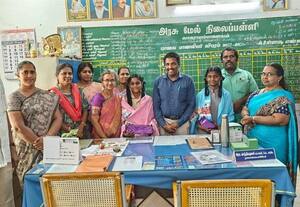  அரசு பள்ளி மாணவிகள் திறனாய்வு தேர்வில் வெற்றி