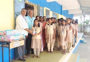  தொப்பம்பட்டி பள்ளிக்கு  ஊட்டச்சத்து திரவ உணவு