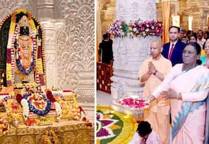 அயோத்தி ராமர் கோவிலில் ஜனாதிபதி வழிபாடு; பொன்னான தருணம் என பெருமிதம்