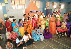  யுகாதி பண்டிகை சிறப்பு வழிபாடு  கோவிலில் பக்தர்கள் திரண்டனர்