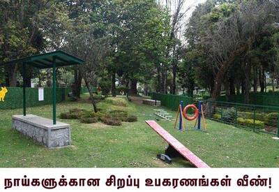நாய்கள் சிறப்பு பூங்கா வெறிச்: ரூ. 40 லட்சம் வீண்