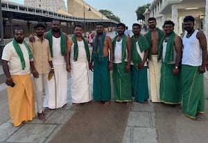  அமைச்சர் கணேசன் வெற்றி பெற  சிறப்பு வழிபாடு