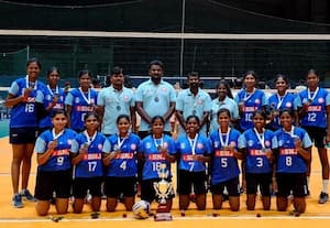  தேசிய வாலிபால் சாம்பியன்ஷிப் தமிழக மகளிர் அணிக்கு 'வெள்ளி'
