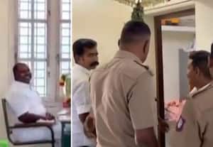 உதயகுமார் இடத்தில் தேர்தல் பறக்கும் படையினர் சோதனை