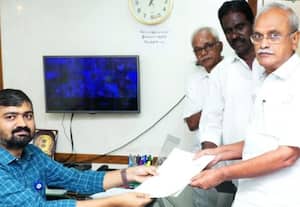 புதுச்சேரி முதல்வரை எதிர்த்து காங்., முதல்வர் வேட்பாளர் வேட்புமனு; அனல் பறக்கும் அரசியல் களம்