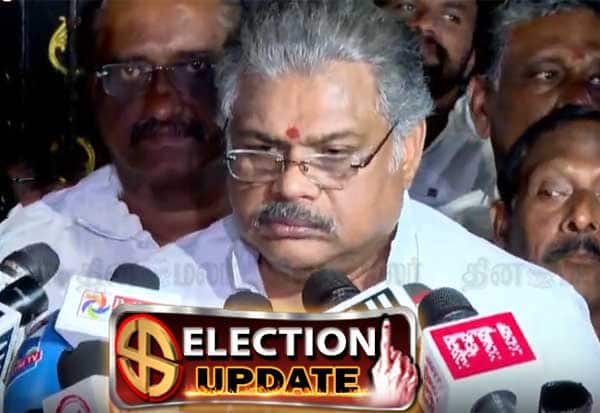  தமாகாவுக்கு 5 தொகுதிகள் ஒதுக்கீடு: தாமரை சின்னத்தில் போட்டி என வாசன் அறிவிப்பு