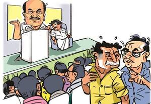  'எதிர்தரப்புக்கு சாதகமா பேசுறாரே!'