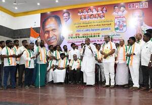  பொறுமையாக இருந்தால் எதையும் சாதிக்கலாம் கட்சி நிர்வாகிகளுக்கு முதல்வர் ரங்கசாமி 'அட்வைஸ்