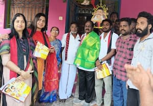  தி.மு.க., வேட்பாளர் ரங்கனுக்கு கீழ்சாத்தமங்கலத்தில் வரவேற்பு