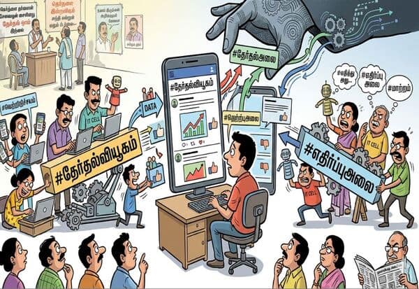 ஹேஷ்டேக் அல்காரிதத்தை நம்பும் அரசியல் பிரசாரம்: சமூக வலைதளங்களில் பத்தை நூறாக்குவது எப்படி?