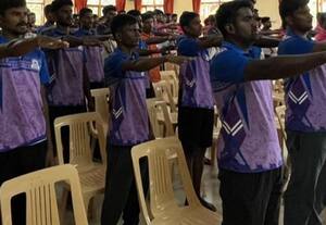  நூறு சதவீதம் ஓட்டுப்பதிவு விழிப்புணர்வு உறுதிமொழி