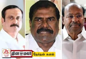 பென்னாகரத்தில் மகனை எதிர்க்க ஜி.கே.மணிக்கு ராமதாஸ் நெருக்கடி