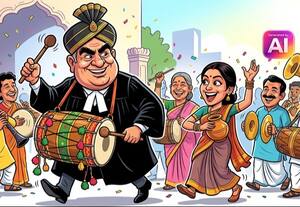 விவாகரத்து பெற்று வந்த மகளை மேளதாளத்துடன் வரவேற்ற நீதிபதி