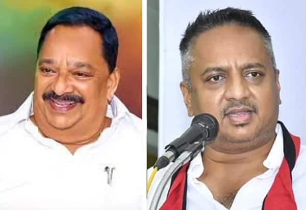  ராணிப்பேட்டை தி.மு.க., வேட்பாளர் அமைச்சர் காந்தியா, அவரது மகனா?